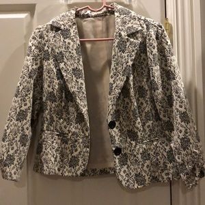Vintage Floral Blazer